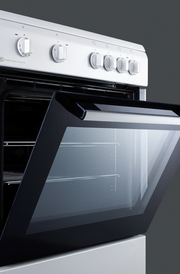 Summit 24" Wide Smooth Top Electric Range Refrigerator Accessories Summit Appliance   