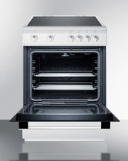 Summit 24" Wide Smooth Top Electric Range Refrigerator Accessories Summit Appliance   