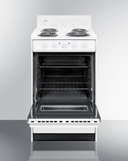 Summit 20" Wide Electric Coil Top Range Refrigerator Accessories Summit Appliance   