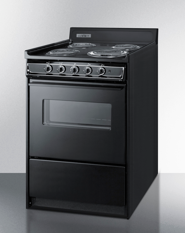 Summit 24" Wide Electric Coil Range Refrigerator Accessories Summit Appliance   