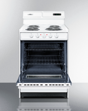 Summit 24" Wide Electric Coil Top Range Refrigerator Accessories Summit Appliance   