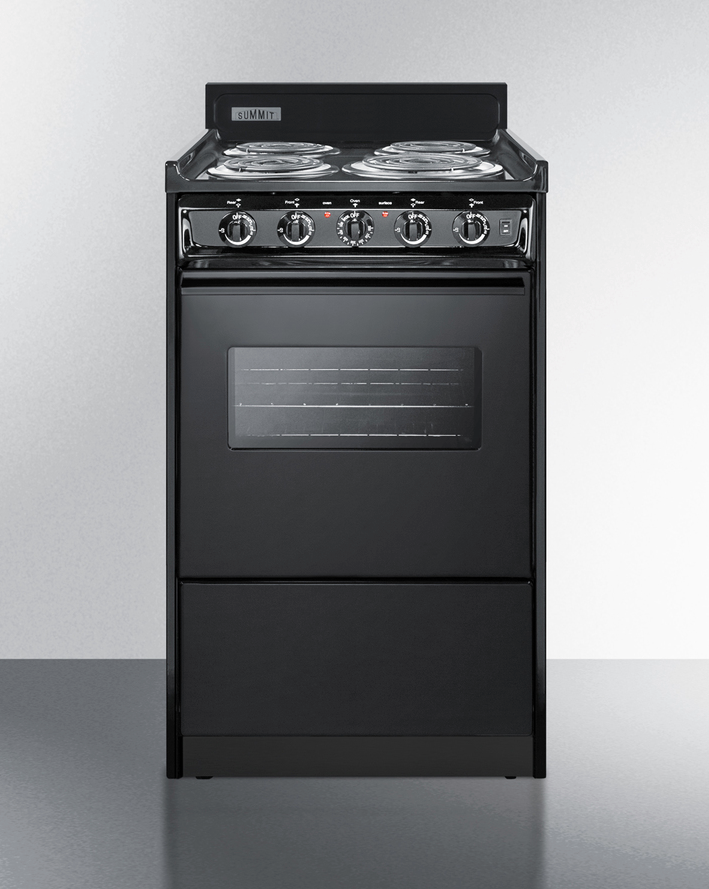 Summit 20" Wide Electric Coil Range Refrigerator Accessories Summit Appliance   