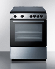 Summit 24" Wide Smooth Top Electric Range Refrigerator Accessories Summit Appliance   