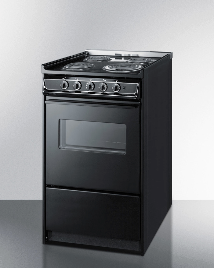 Summit 20" Wide Electric Coil Range Refrigerator Accessories Summit Appliance   