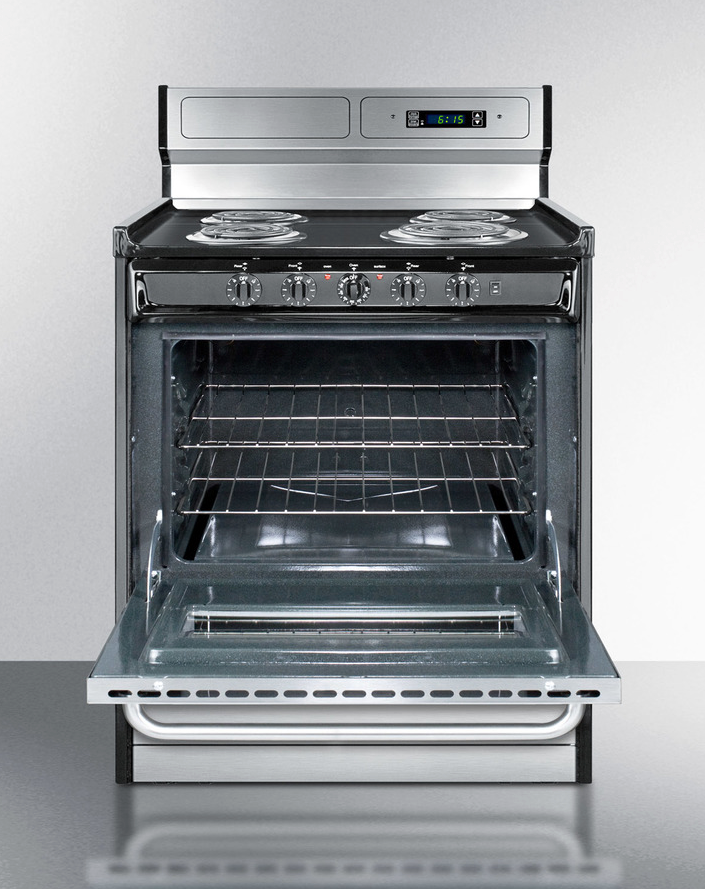 Summit 30" Wide Electric Coil Range Refrigerator Accessories Summit Appliance   