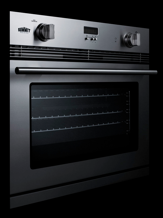 Summit 30" Wide Gas Wall Oven Refrigerator Accessories Summit Appliance   