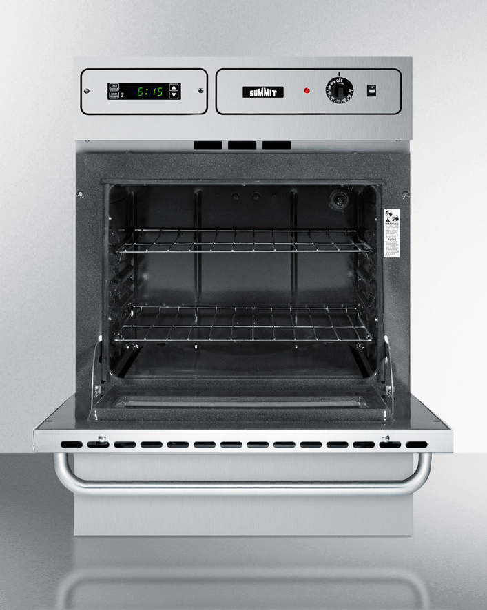 Summit 24" Wide Gas Wall Oven Refrigerator Accessories Summit Appliance   