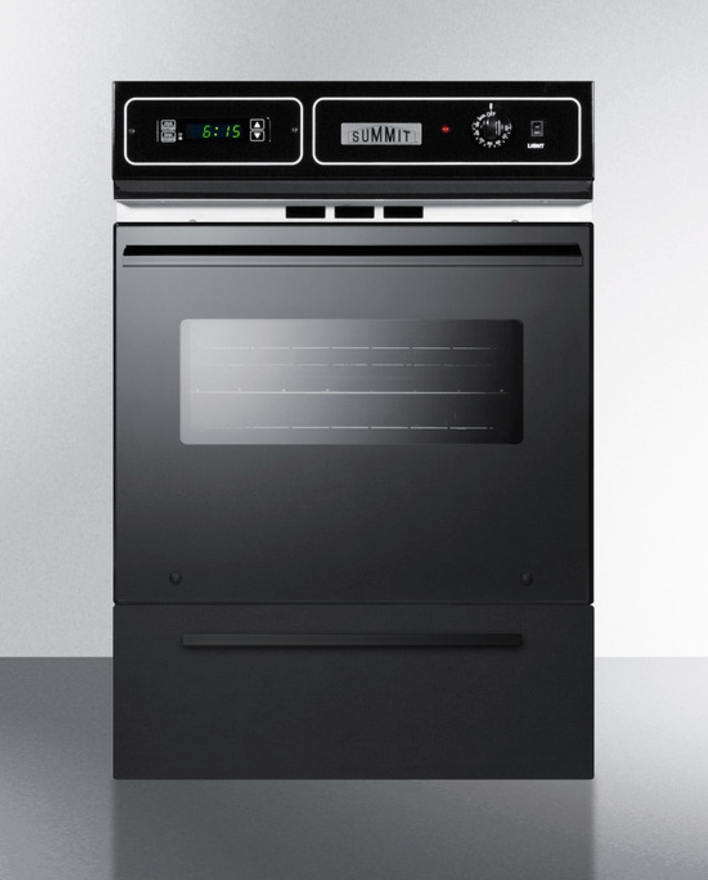 Summit 24" Wide Gas Wall Oven Refrigerator Accessories Summit Appliance   