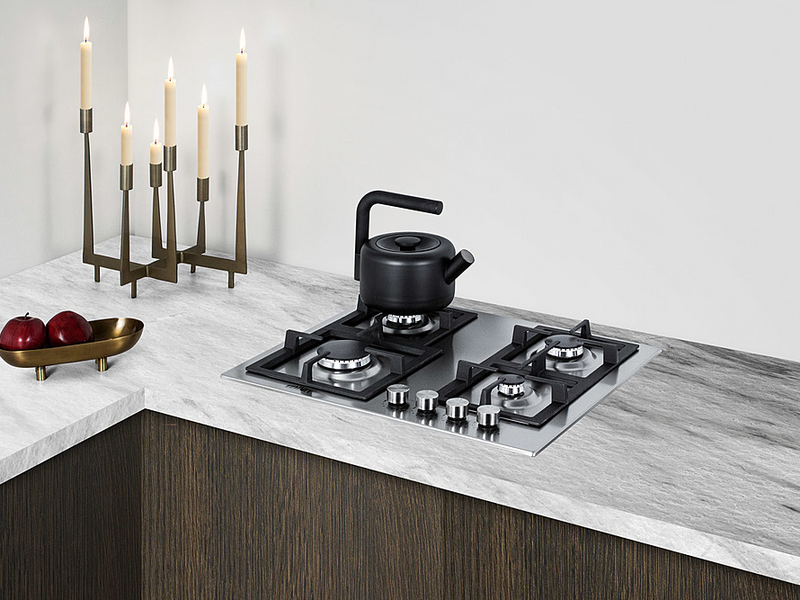 Summit 24" Wide 4-Burner Gas Cooktop In Stainless Steel Refrigerator Accessories Summit Appliance   