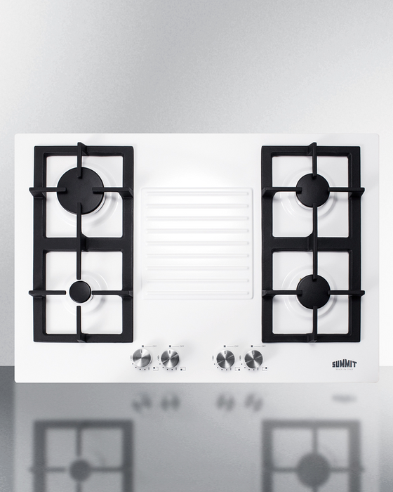 Summit 30" Wide 4-Burner Gas Cooktop Refrigerator Accessories Summit Appliance   