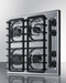 Summit 24" Wide 4-Burner Gas Cooktop Refrigerator Accessories Summit Appliance   