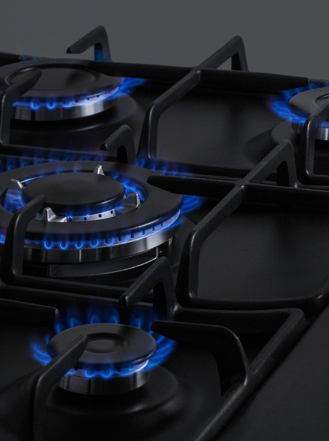 Summit 30" Wide 5-Burner Gas Cooktop Refrigerator Accessories Summit Appliance   