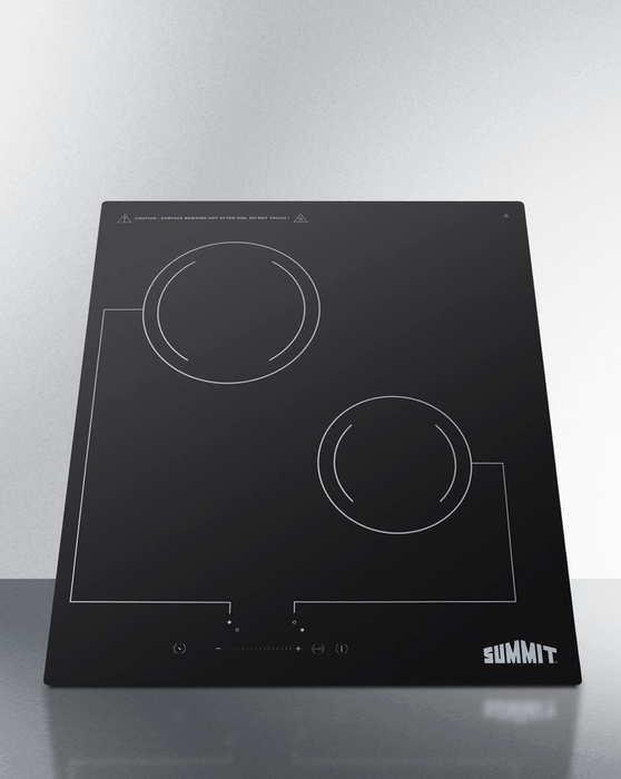 Summit 18" Wide 220V 2-Burner Radiant Cooktop Refrigerator Accessories Summit Appliance   