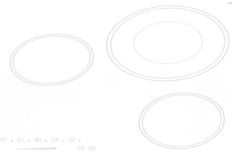 Summit 30" Wide 208-240V 5-Burner Radiant Cooktop Refrigerator Accessories Summit Appliance   