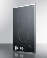 Summit 12" Wide 220/240V 2-Burner Radiant Cooktop Refrigerator Accessories Summit Appliance   