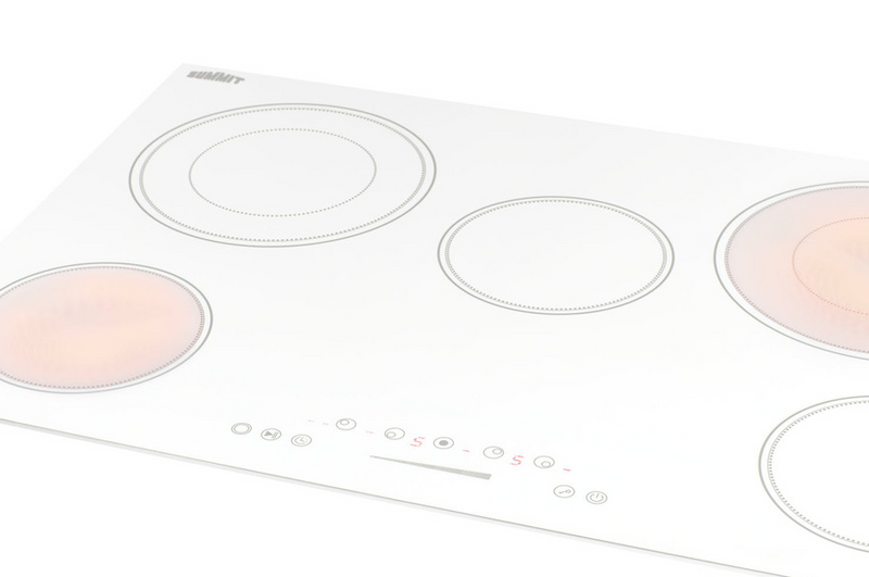 Summit 36" Wide 208-240V 5-Burner Radiant Cooktop Refrigerator Accessories Summit Appliance   
