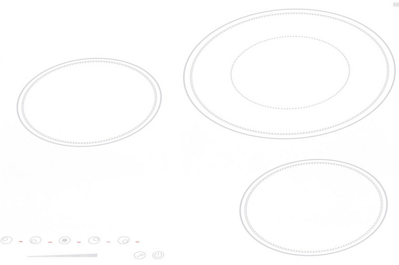 Summit 36" Wide 208-240V 5-Burner Radiant Cooktop Refrigerator Accessories Summit Appliance   