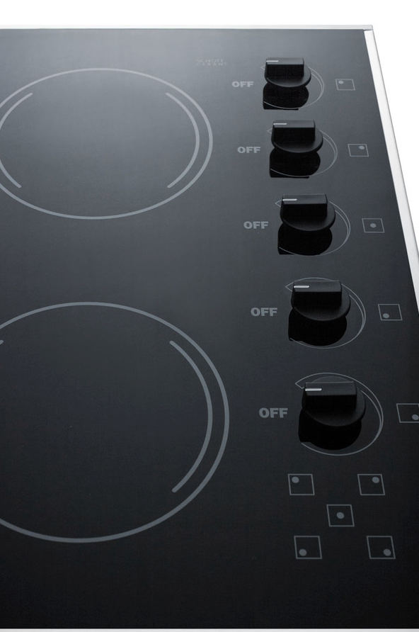 Summit 27" Wide 230V 5-Burner Radiant Cooktop Refrigerator Accessories Summit Appliance   
