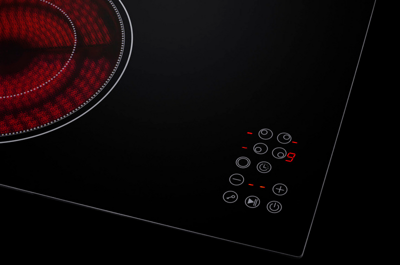 Summit 30" Wide 208-240V 4-Burner Radiant Cooktop Refrigerator Accessories Summit Appliance   