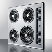 Summit 24" Wide 230V 4-Burner Coil Cooktop Refrigerator Accessories Summit Appliance   