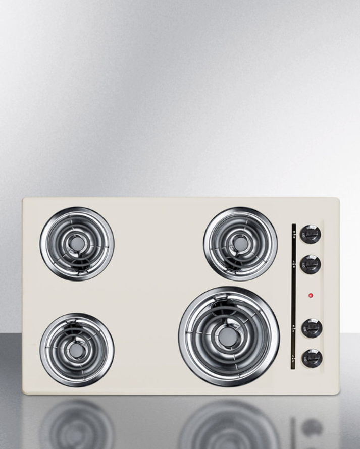 Summit 30" Wide 4-Burner Coil Cooktop Refrigerator Accessories Summit Appliance   