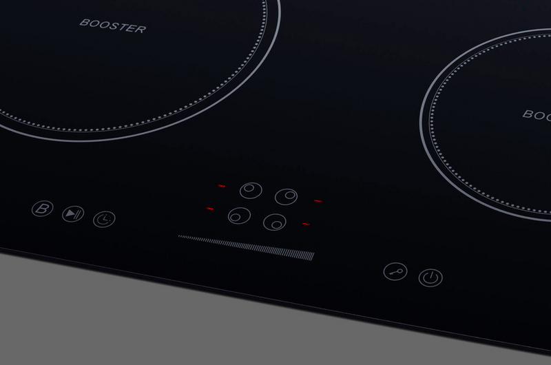 Summit 24" Wide 208-240V 4-Zone Induction Cooktop Refrigerator Accessories Summit Appliance   