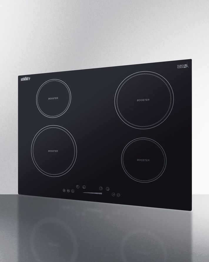 Summit 30" Wide 208-240V 4-Zone Induction Cooktop Refrigerator Accessories Summit Appliance   