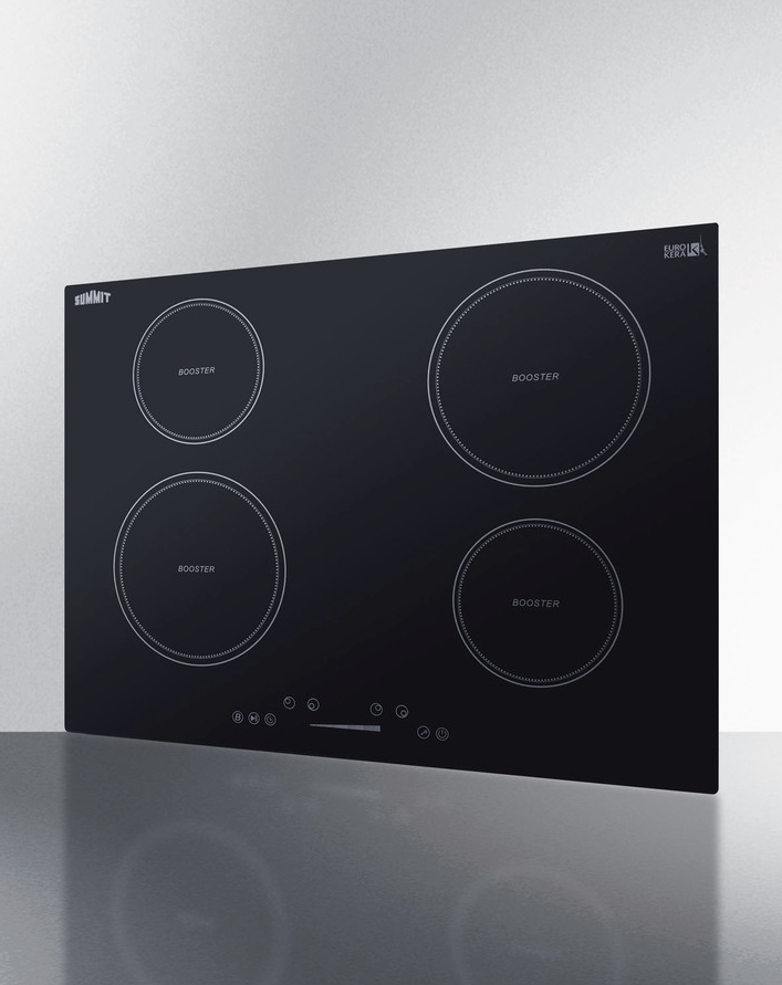 Summit 30" Wide 208-240V 4-Zone Induction Cooktop Refrigerator Accessories Summit Appliance   