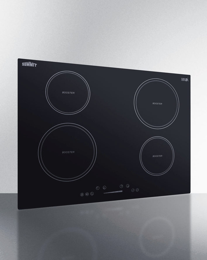 Summit 30" Wide 208-240V 4-Zone Induction Cooktop Refrigerator Accessories Summit Appliance   