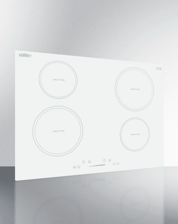 Summit 30" Wide 208-240V 4-Zone Induction Cooktop Refrigerator Accessories Summit Appliance   