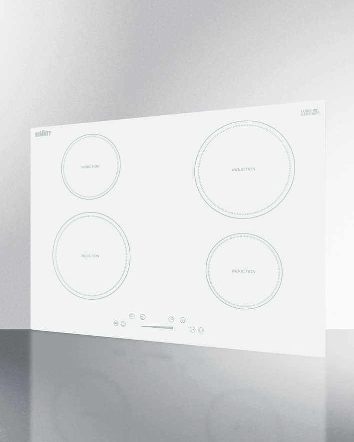 Summit 30" Wide 208-240V 4-Zone Induction Cooktop Refrigerator Accessories Summit Appliance   