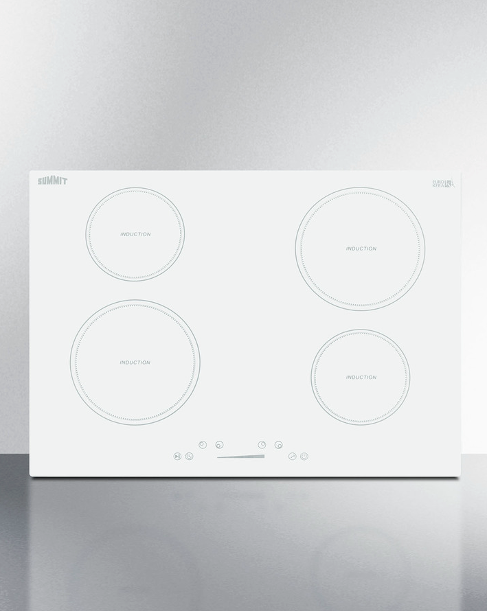 Summit 30" Wide 208-240V 4-Zone Induction Cooktop Refrigerator Accessories Summit Appliance   