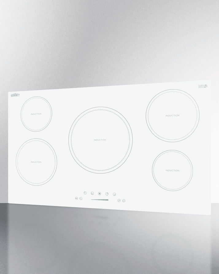 Summit 36" Wide 208-240V 5-Zone Induction Cooktop Refrigerator Accessories Summit Appliance   
