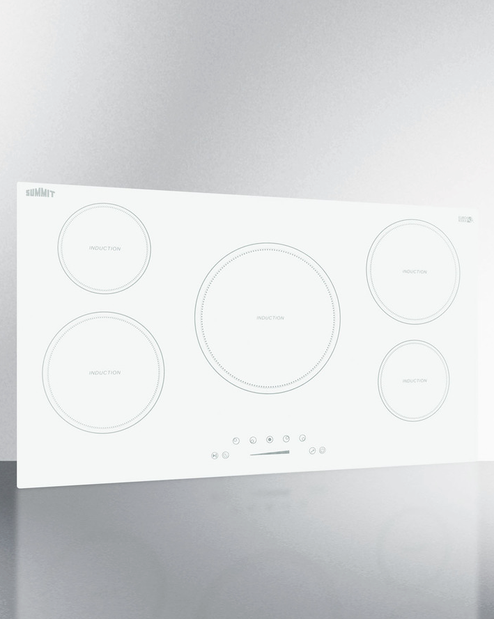 Summit 36" Wide 208-240V 5-Zone Induction Cooktop Refrigerator Accessories Summit Appliance   