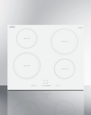 Summit 24" Wide 208-240V 4-Zone Induction Cooktop Refrigerator Accessories Summit Appliance   