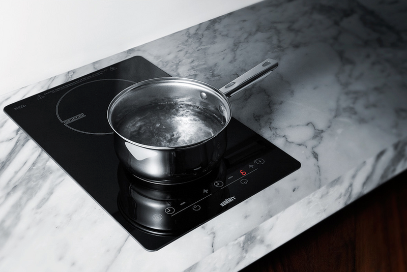 Summit 13" Wide 120V 2-Burner Induction Cooktop Refrigerator Accessories Summit Appliance   