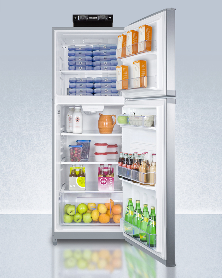 Summit 26" Wide Break Room Refrigerator-Freezer Refrigerator Accessories Summit Appliance   