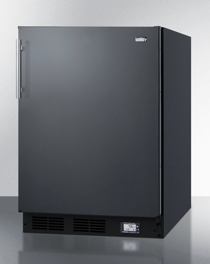 Summit 24" Wide Break Room Refrigerator-Freezer Refrigerator Accessories Summit Appliance   