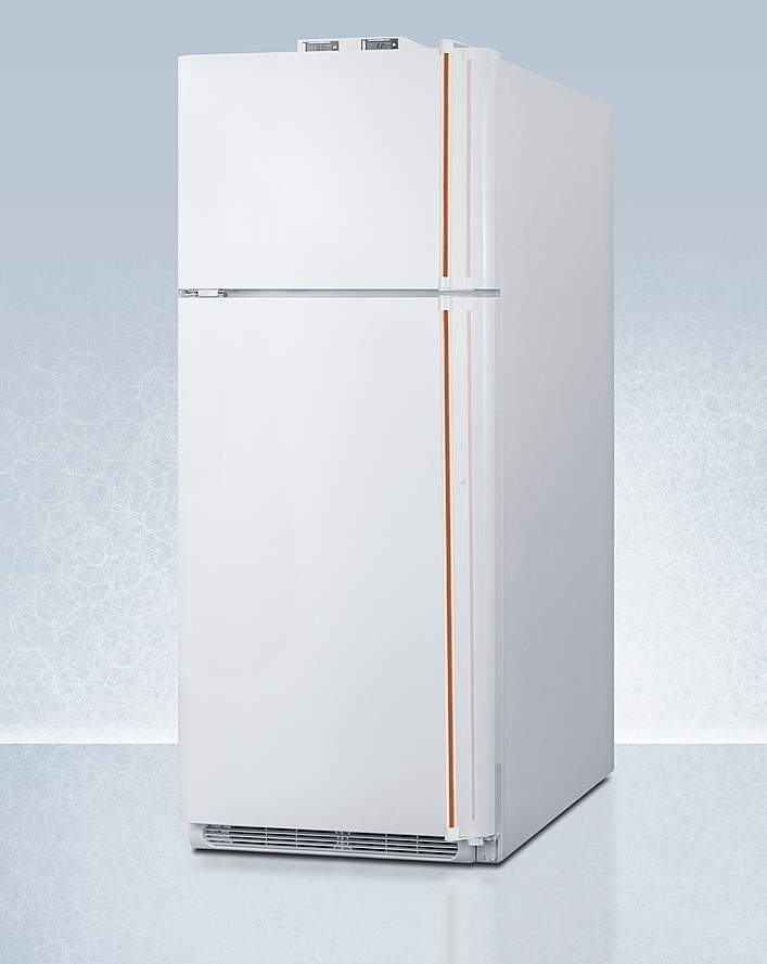 Summit 30" Wide Break Room Refrigerator-Freezer with Antimicrobial Pure Copper Handle Refrigerator Accessories Summit Appliance   