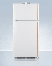 Summit 30" Wide Break Room Refrigerator-Freezer with Antimicrobial Pure Copper Handle Refrigerator Accessories Summit Appliance   