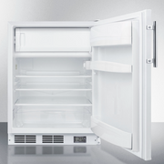 Summit 24" Wide Break Room Refrigerator-Freezer, ADA Compliant Refrigerator Accessories Summit Appliance   