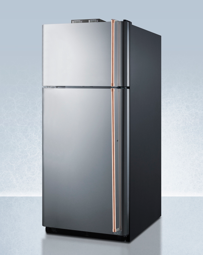 Summit 30" Wide Break Room Refrigerator-Freezer with Antimicrobial Pure Copper Handles Refrigerator Accessories Summit Appliance   