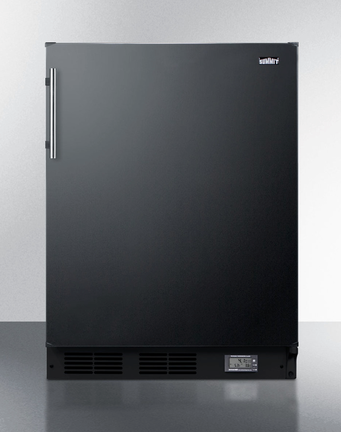 Summit 24" Wide Break Room Refrigerator-Freezer, ADA Compliant Refrigerator Accessories Summit Appliance   