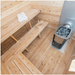 Dundalk Canadian CT Georgian Cabin Sauna | 2-6 People | Wood or Electric Heater  Dundalk Leisurecraft   