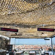 Bromic Heating BH0320005 Black Platinum Smart-Heat Electric Outdoor Patio Heater - 240V, 3400W Patio Heater Covers CG Products   