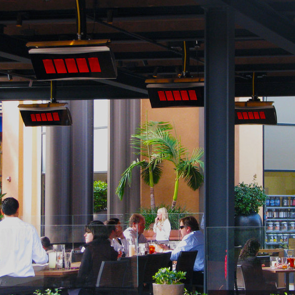 Bromic Heating BH0110004 Platinum Smart-Heat 500 Series Propane Outdoor Patio Heater - 39,800 BTU Patio Heater Covers CG Products   