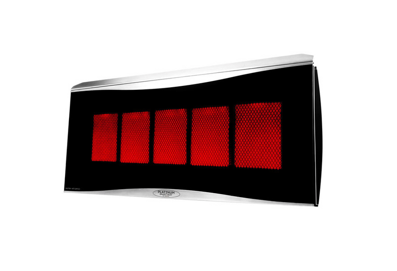 Bromic Heating BH0110003 Platinum Smart-Heat 500 Series Natural Gas Outdoor Patio Heater - 39,800 BTU Patio Heater Covers CG Products   