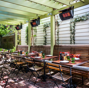 Bromic Heating BH0210001 Tungsten Smart-Heat 300 Series Natural Gas Outdoor Patio Heater - 26,000 BTU Patio Heater Covers CG Products   