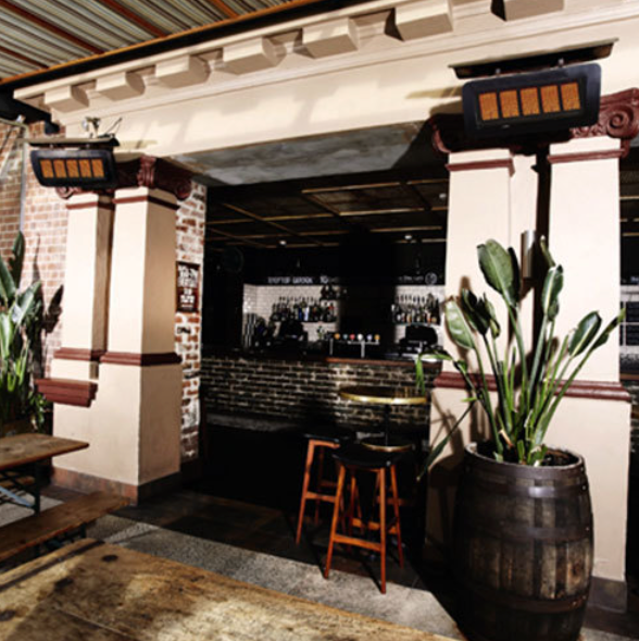 Bromic Heating BH0210002 Tungsten Smart-Heat 300 Series Propane Outdoor Patio Heater - 26,000 BTU Patio Heater Covers CG Products   