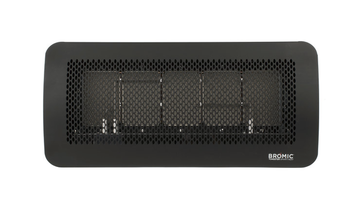 Bromic Heating BH0210003 Tungsten Smart-Heat 500 Series Natural Gas Outdoor Patio Heater - 43,000 BTU Patio Heater Covers CG Products   